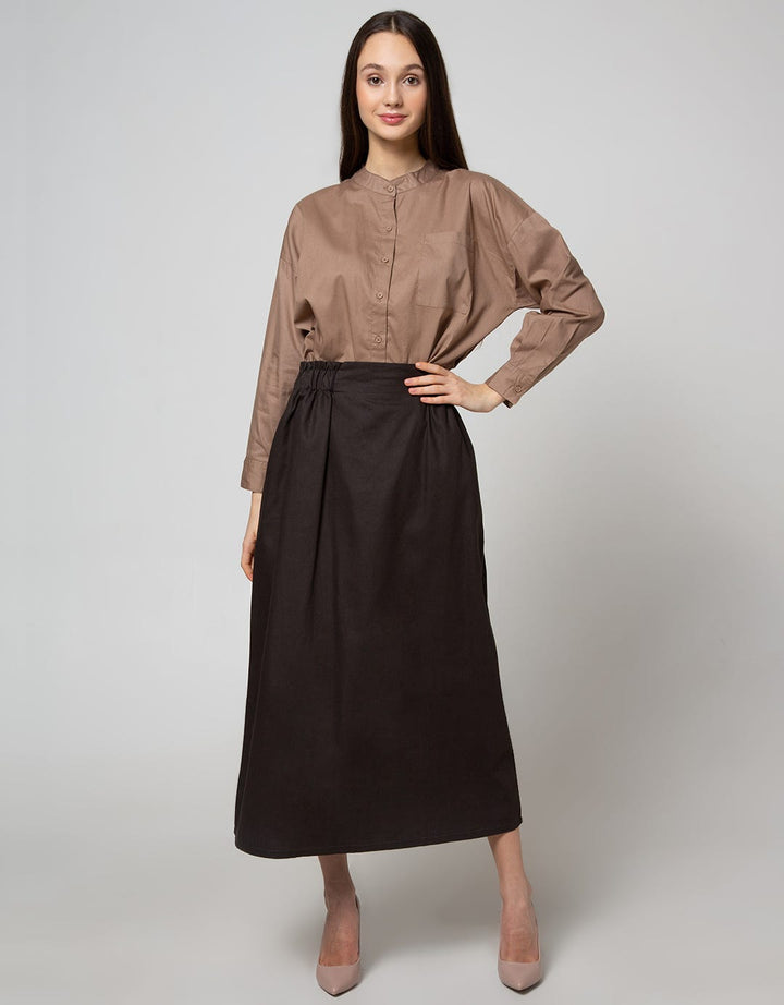 Nevada Midi Skirt Twill 20S Side