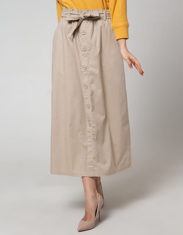 Nevada Midi Skirt Twill With Flap