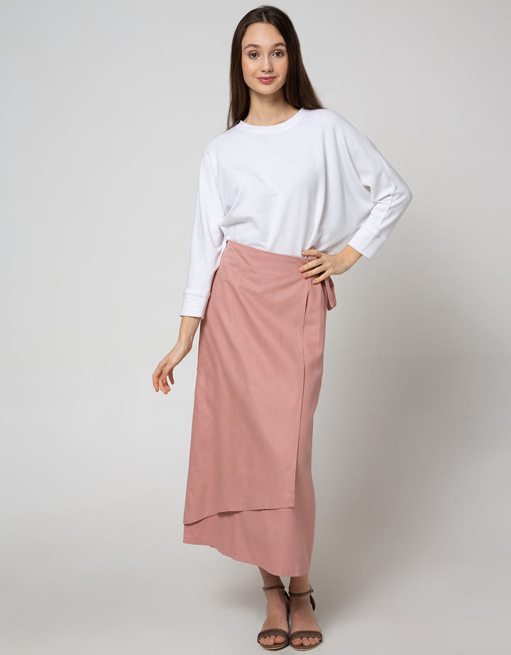 Nevada Midi Skirt Twill W Flap