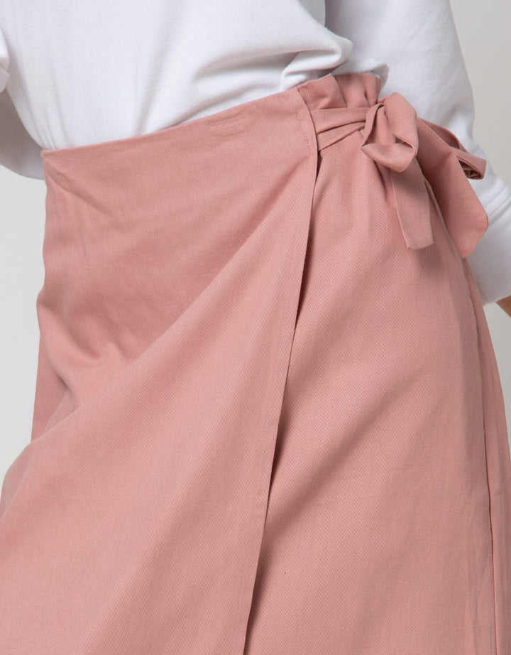 Nevada Midi Skirt Twill W Flap