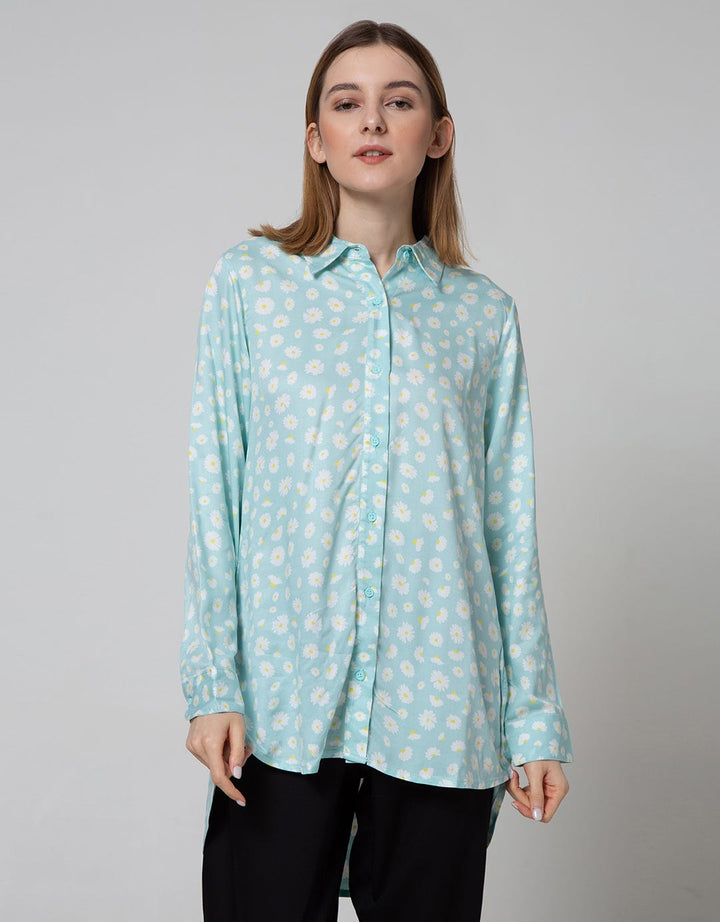 Nevada Long Sleeve Shirt Print Long Daisy