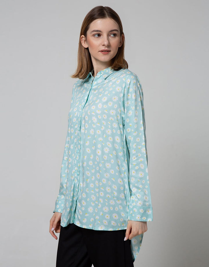 Nevada Long Sleeve Shirt Print Long Daisy