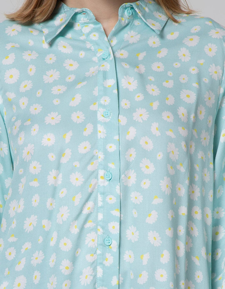 Nevada Long Sleeve Shirt Print Long Daisy