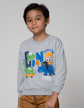 Little M Sweater Dino Aplikasi Bola