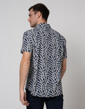 Andrew Smith Abstract Motif Men's Short Sleeve Shirt