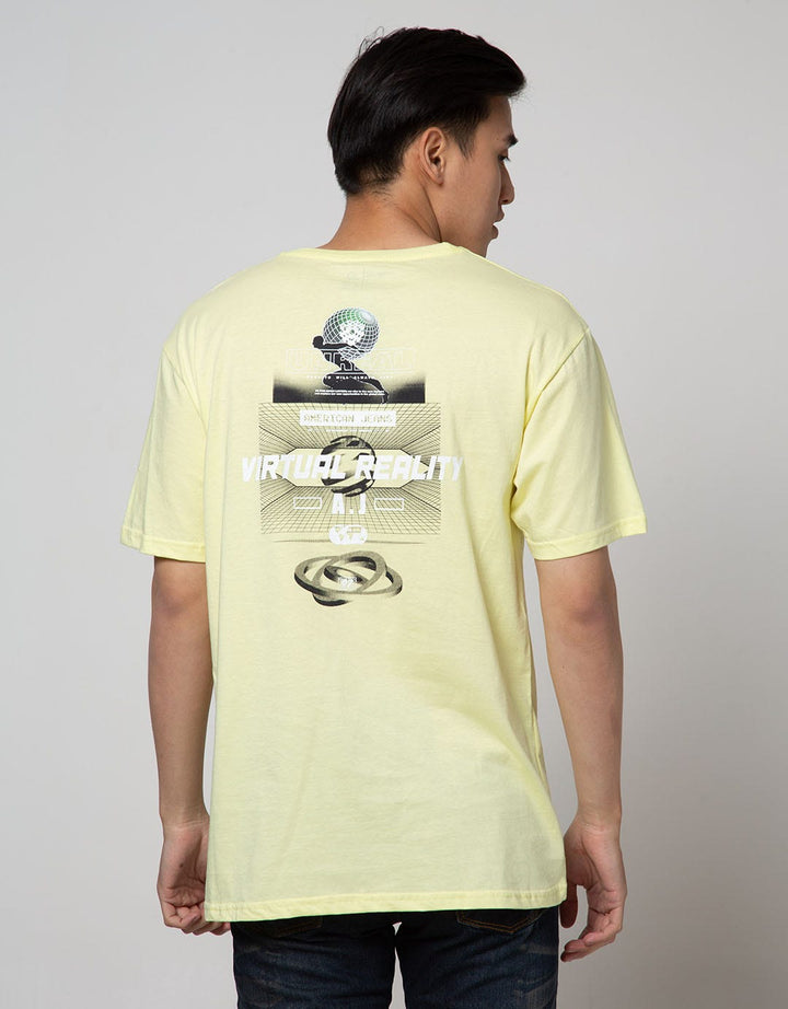 American Jeans Short Sleeve T-Shirt Back Print Vr