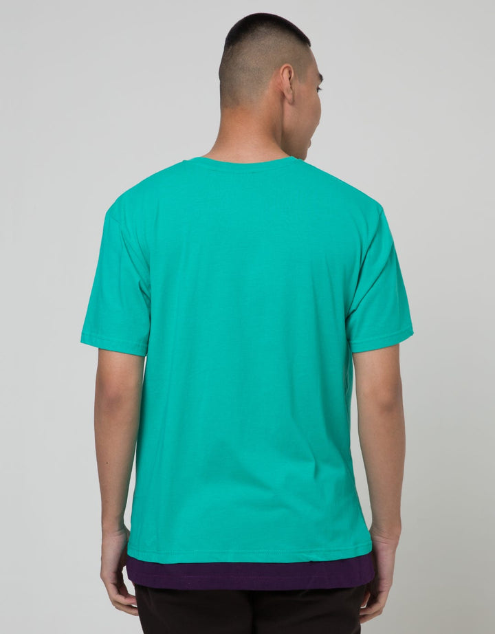 American Jeans Short Sleeve T-Shirt Tee Irregular