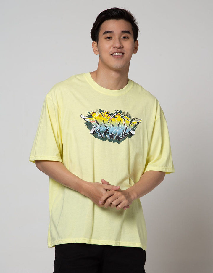 American Jeans Short Sleeve T-Shirt Oversized Tee Graffity