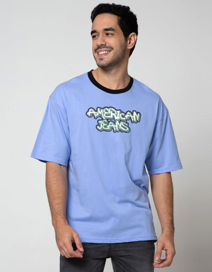 American Jeans Short Sleeve T-Shirt Oversized Tee Graffity