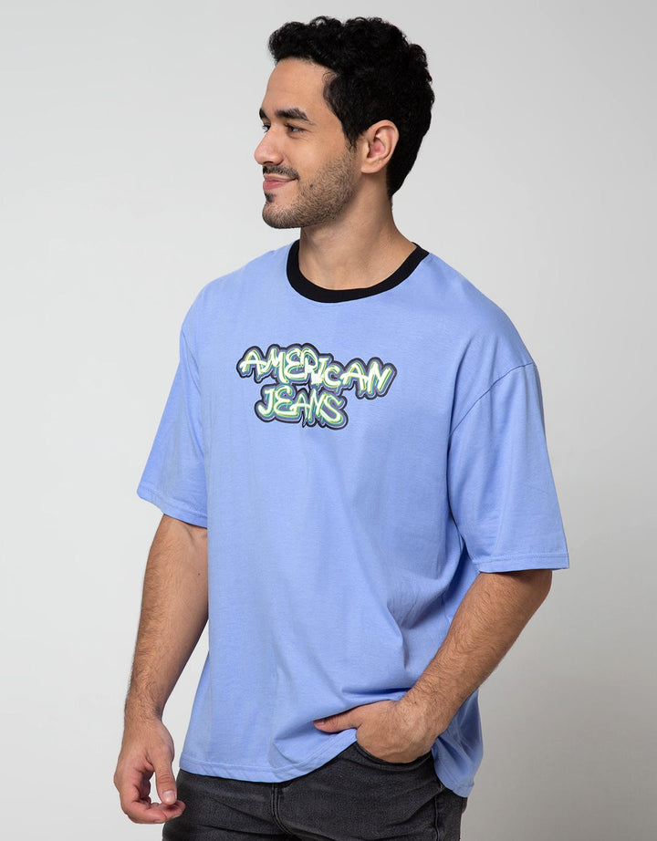 American Jeans Short Sleeve T-Shirt Oversized Tee Graffity