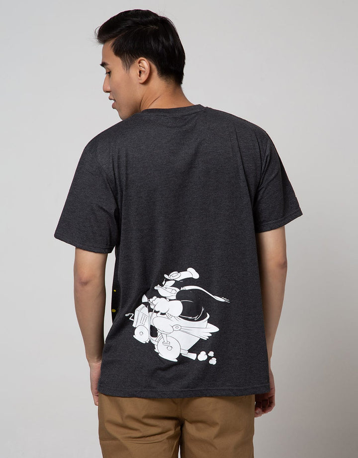 American Jeans Short Sleeve T-Shirt Tee Mickey Running