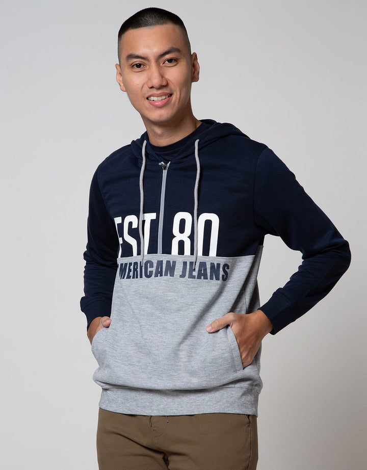 American Jeans Sweatshirt Hoodie Est 80