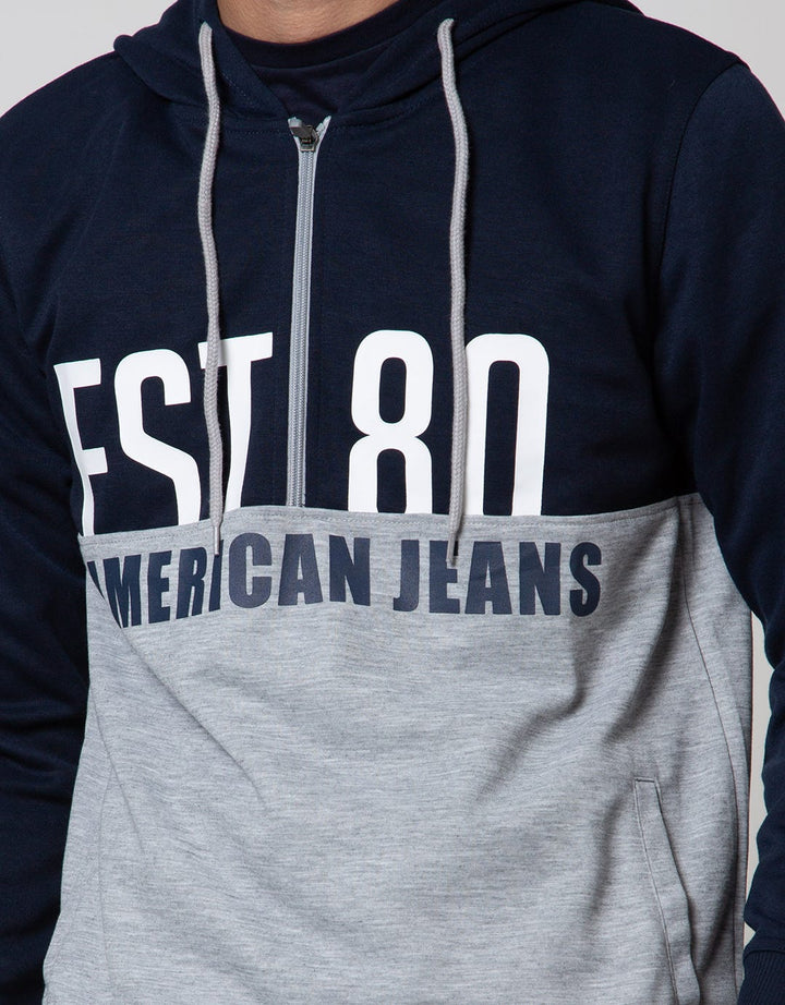 American Jeans Sweatshirt Hoodie Est 80