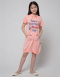 Nevada Short Sleeve Midi Dress Hoodie Print Towel Yourself