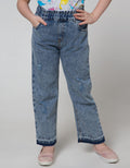 Nevada Denim Pants Acid Wash With Destroyed Effect
