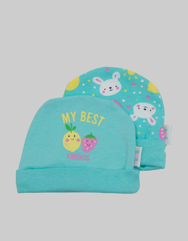 Pipiniko Beanie Hat Topi 2 Pcs Bunny Lemon