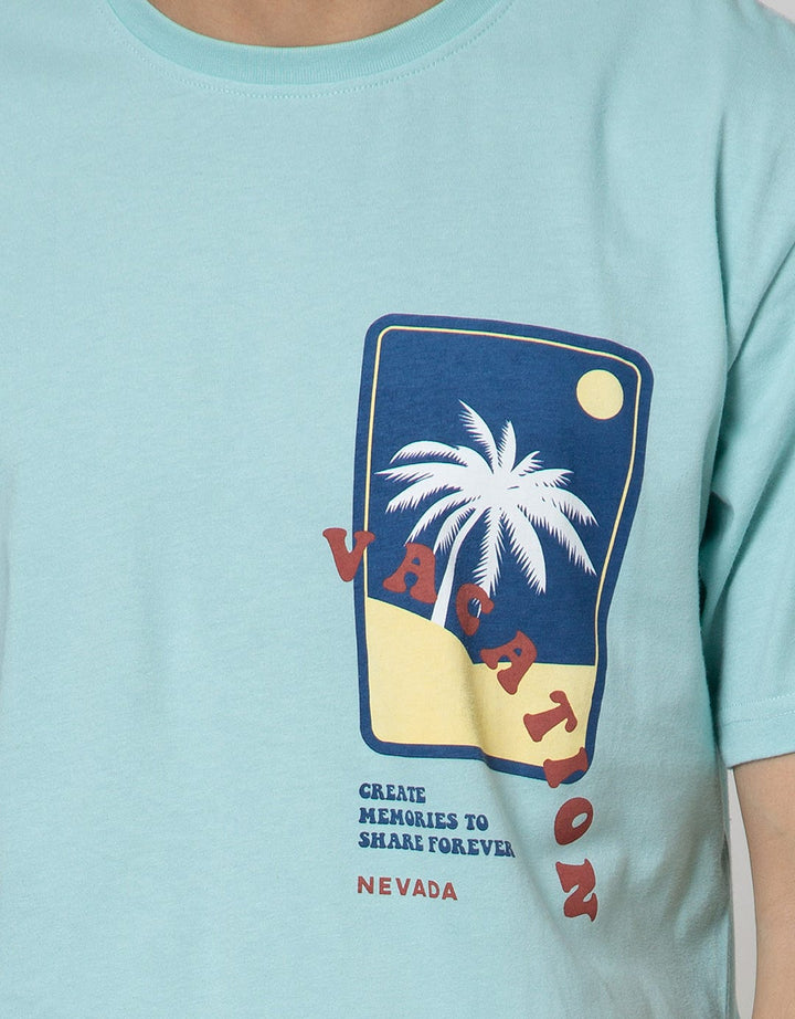 Nevada Short Sleeve T-Shirt Print Vacation