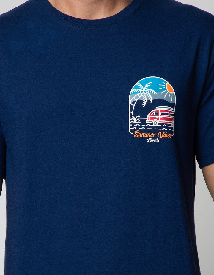 Nevada Short Sleeve T-Shirt Print Summer Vibes