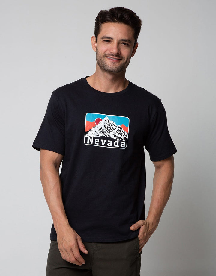 Nevada Short Sleeve T-Shirt Print Mountain