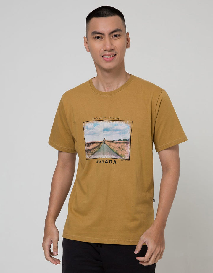 Nevada Short Sleeve T-Shirt Print Life Is The Journey