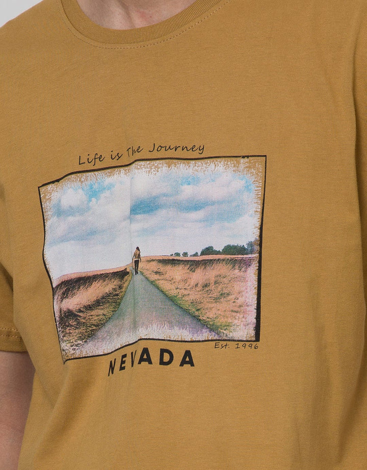 Nevada Short Sleeve T-Shirt Print Life Is The Journey