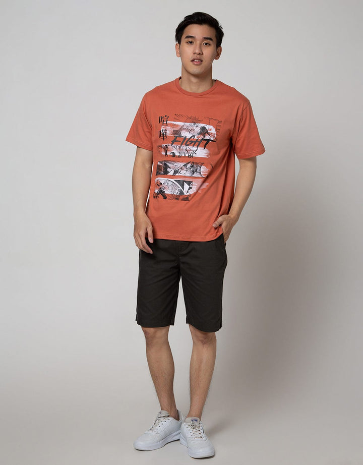 Nevada Short Sleeve T-Shirt Print Fight