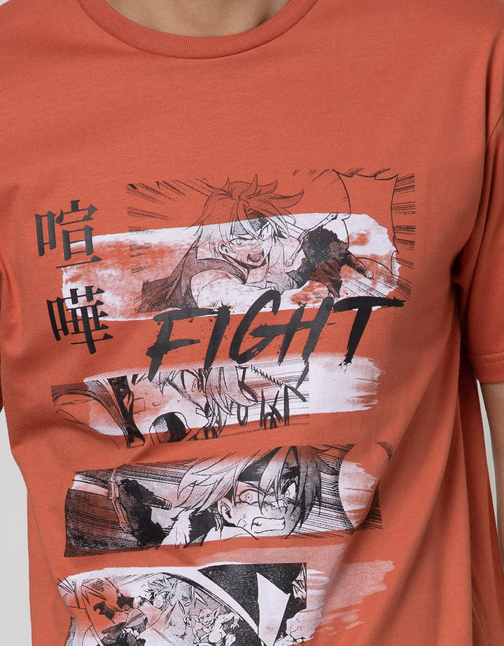 Nevada Short Sleeve T-Shirt Print Fight