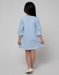 Little M Long Sleeve Midi Dress 2 Unicorns