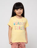 Little M Short Sleeve T-Shirt Foil Daady Girl