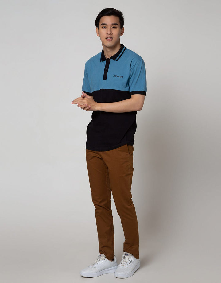 Nevada Short Sleeve Polo Shirt Jersey Cut &amp; Sewn