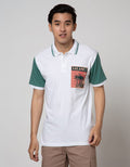 Nevada Short Sleeve Polo Shirt Jersey Print (Sleeve Different Color)