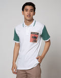 Nevada Short Sleeve Polo Shirt Jersey Print (Sleeve Different Color)
