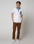 Nevada Short Sleeve Polo Shirt Jersey Print Memories