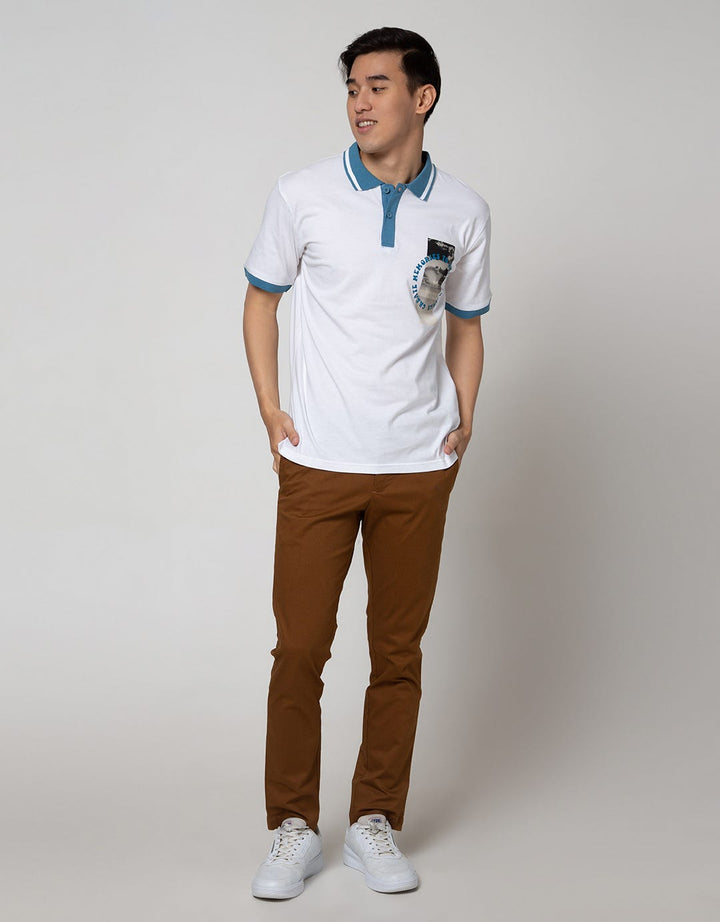 Nevada Short Sleeve Polo Shirt Jersey Print Memories