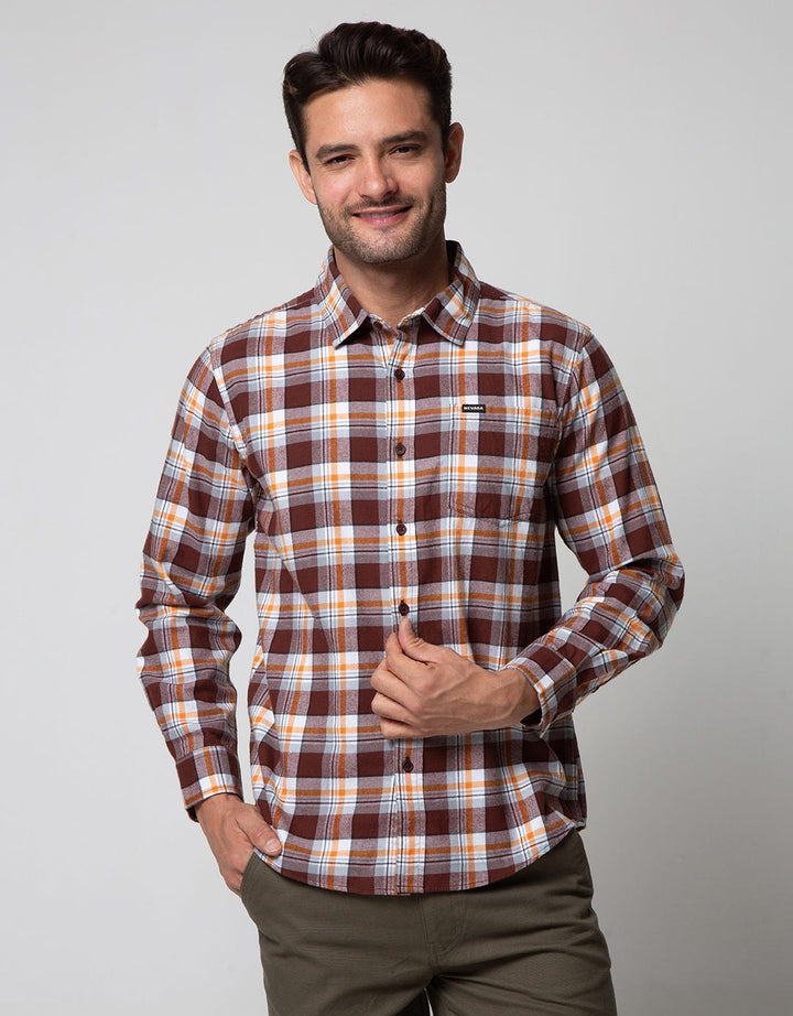 Nevada Long Sleeve Shirt Checked Shirt Flannel