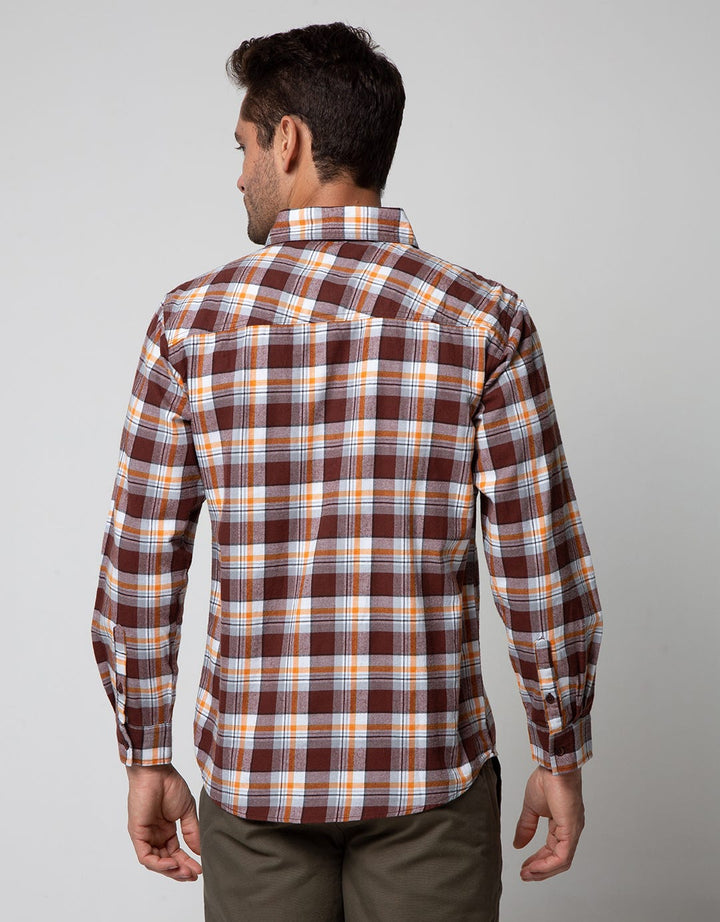 Nevada Long Sleeve Shirt Checked Shirt Flannel
