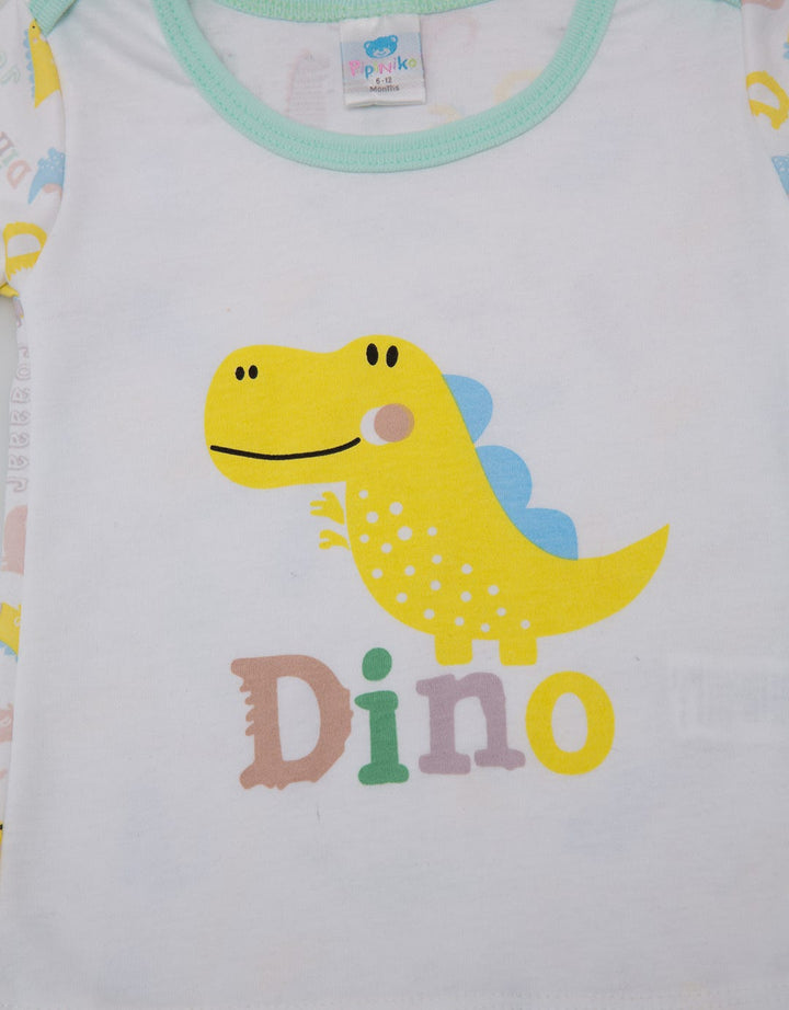 Pipiniko Short Sleeve T-Shirt Envelope Dino