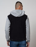 Nevada Denim Jacket Hoody Basic Combinasi