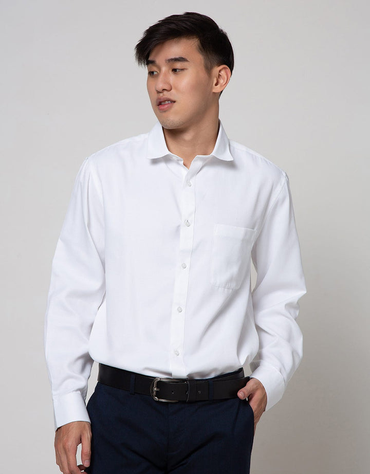 Cole Long Sleeve Shirt Texture Regular Basic