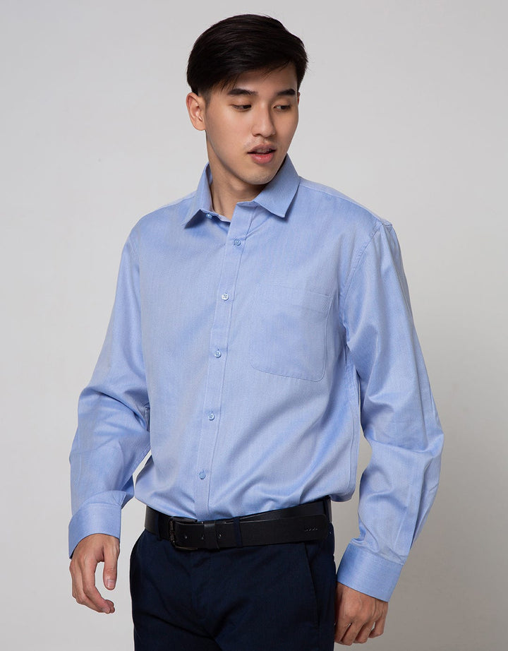 Cole Long Sleeve Shirt Texture Regular Button