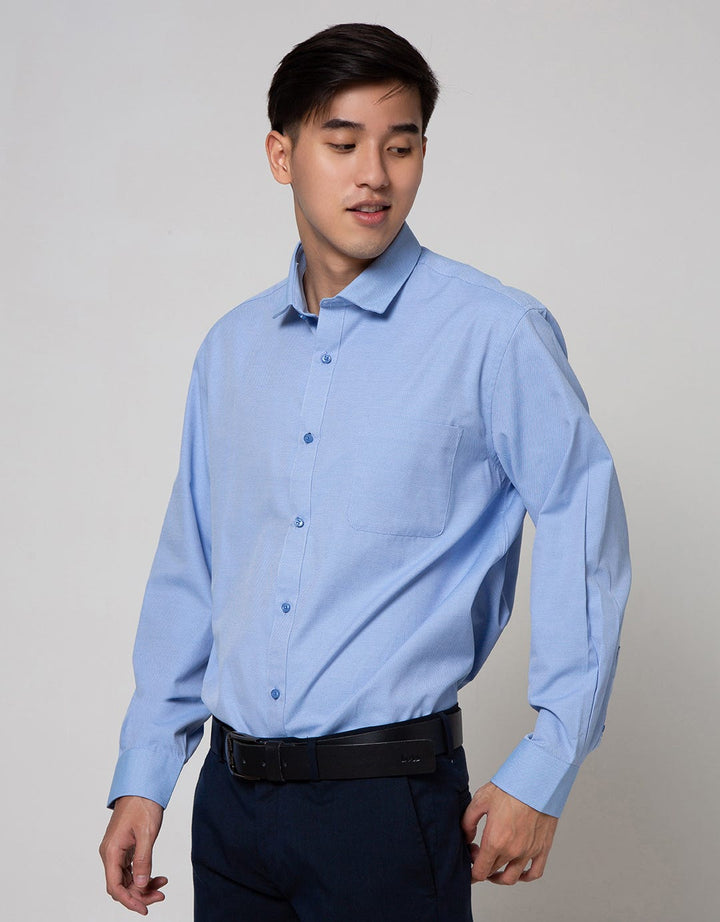 Cole Long Sleeve Shirt Texture Regular Simply