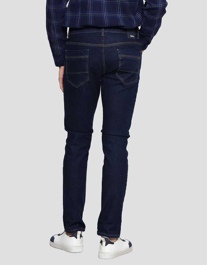 Triple Stretch Garment Men's Big Size Jeans Pants