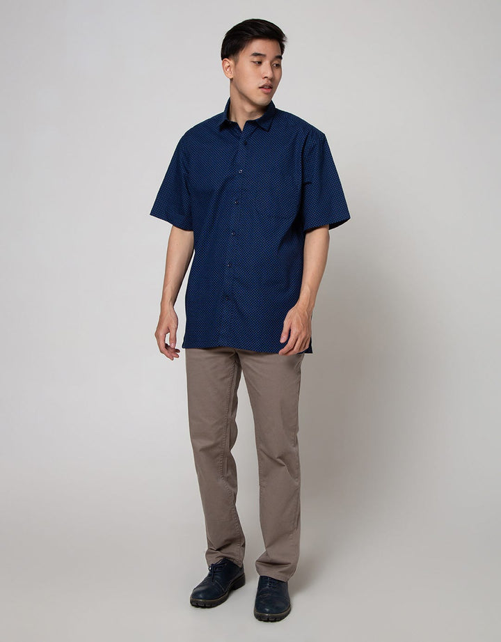 Cole Short Sleeve Shirt Print Regular