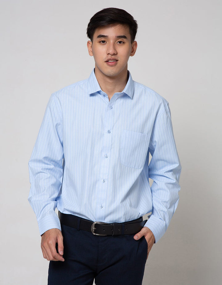 Cole Long Sleeve Shirt Stripe Regular Elegant