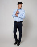 Cole Long Sleeve Shirt Stripe Regular Elegant