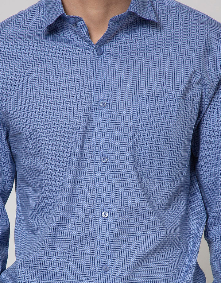 Cole Long Sleeve Shirt Print Slim Full Button