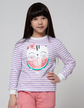 Aero Top Long Sleeve T-Shirt Salur Cat Watermelon