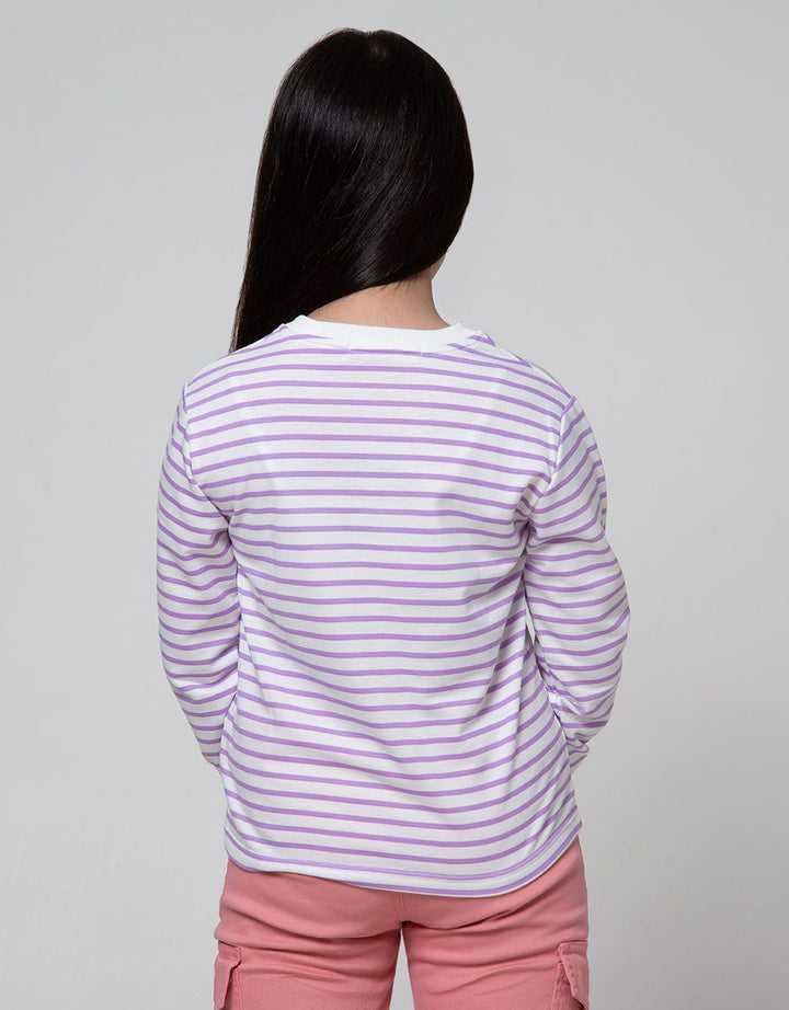 Aero Top Long Sleeve T-Shirt Cat Watermelon Stripe