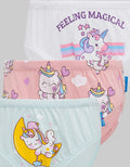 Kidz Too Brief Pack 3 Underwear Girls Unicorn