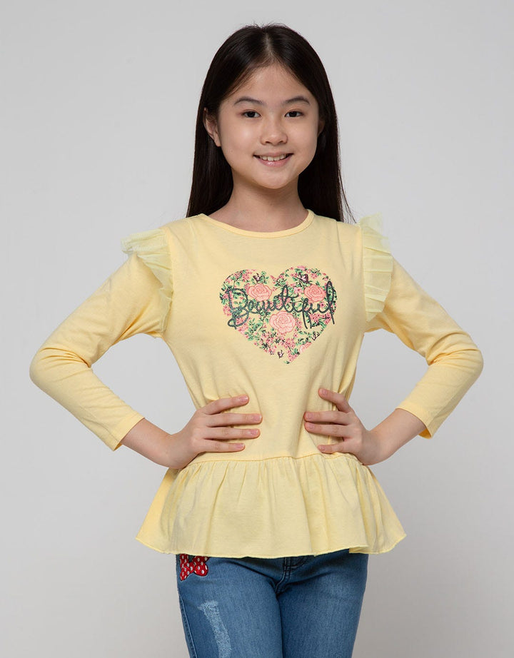 Aero Lengan Panjang T-Shirt Tile Beautiful